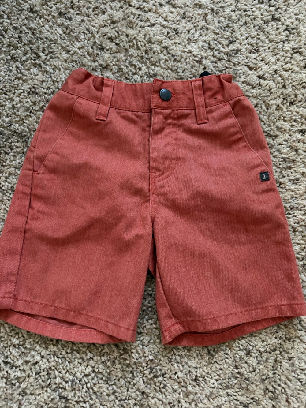 Volcom Kids Rust Orange Shorts